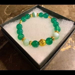 COPY -Women’s Handmade Green Agate Bracelet